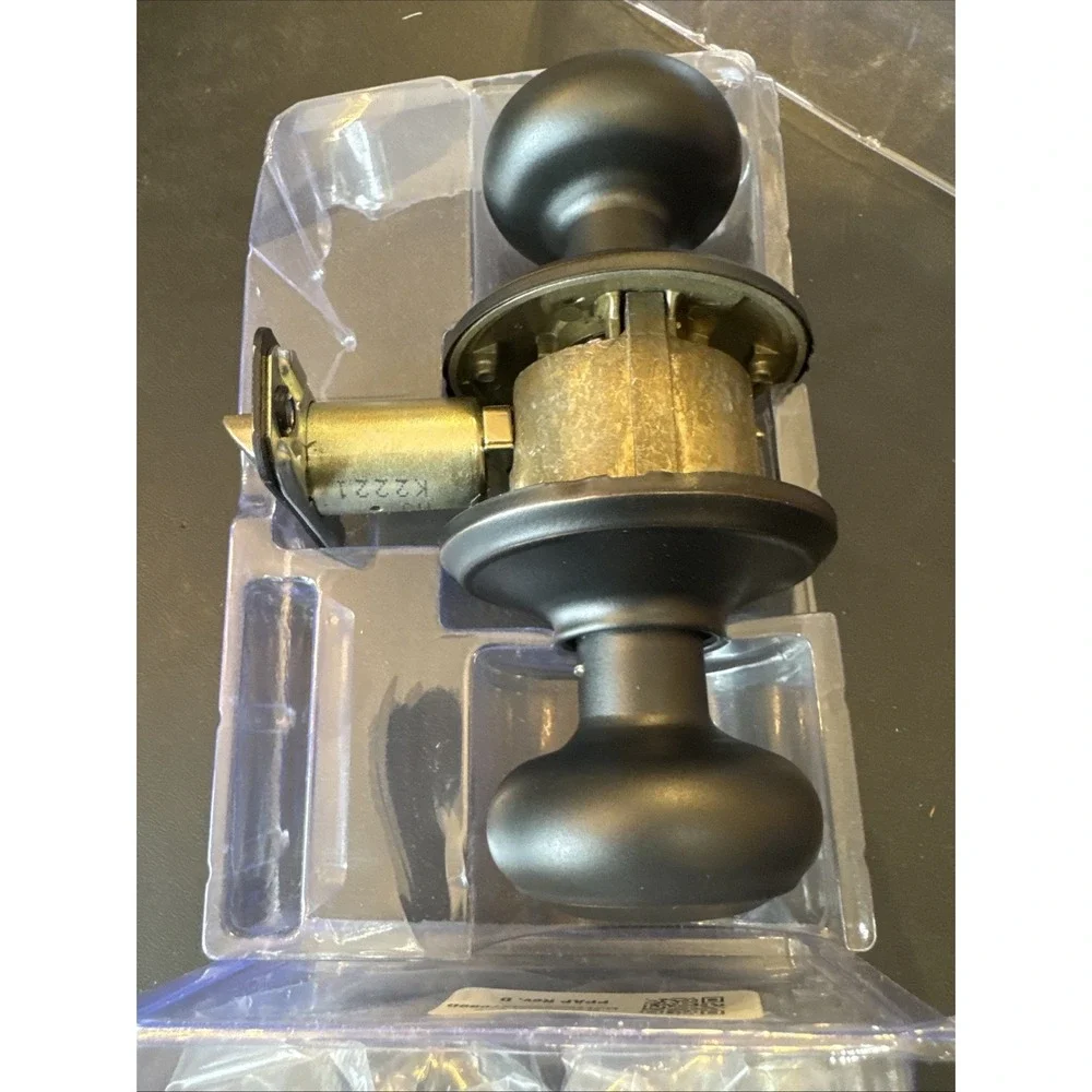 Schlage F10 v‎ GEO 716, Georgian Aged Bronze Hall/Closet Door Knob